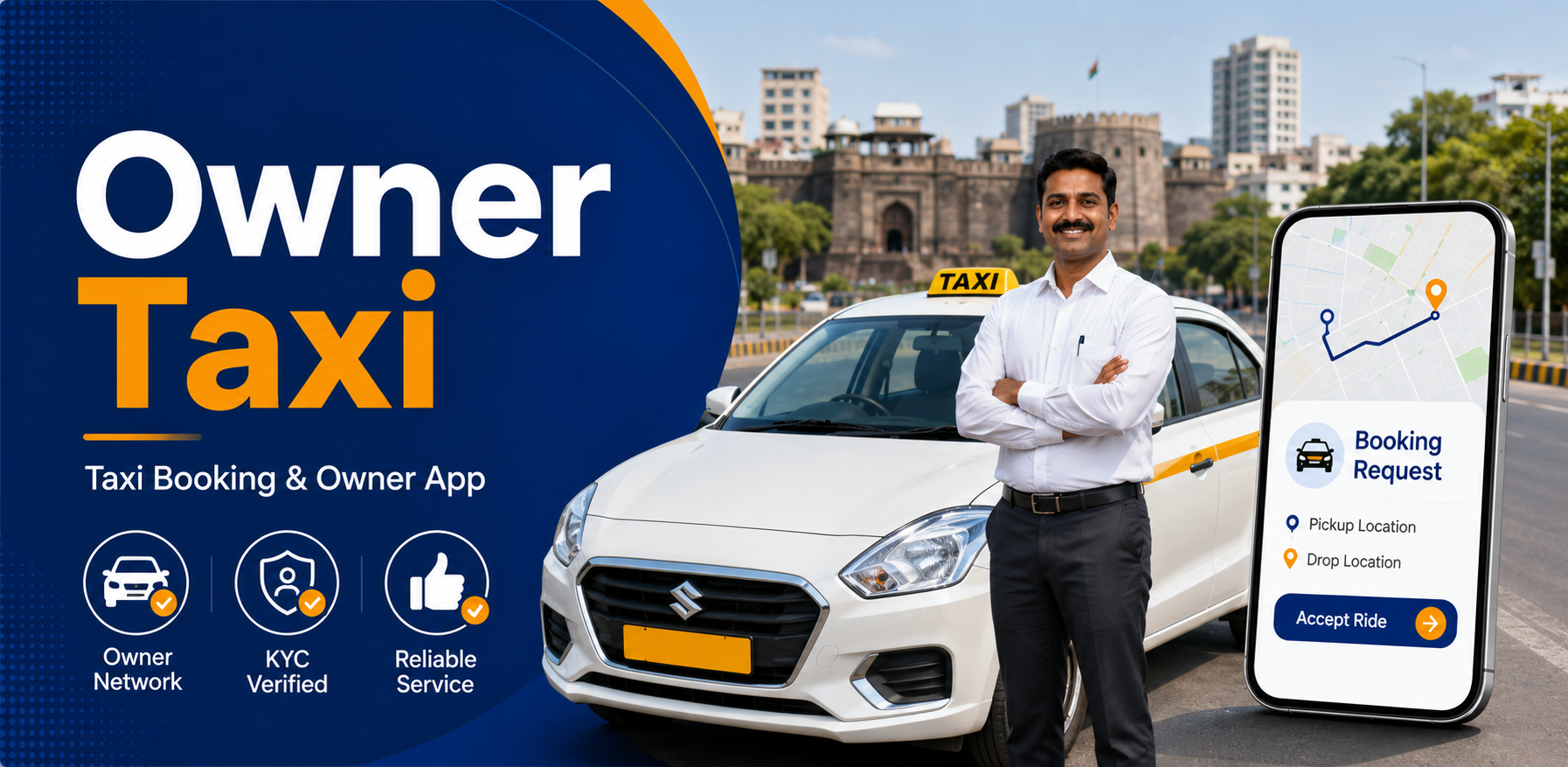 Owner Taxi booking and vehicle owner app